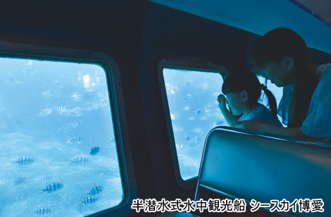 半潜水式水中観光船 シースカイ博愛